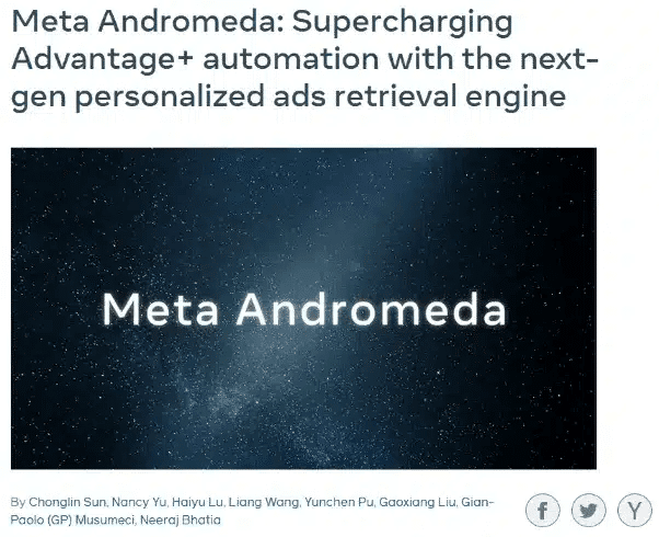 Meta Andromeda: The AI Engine Redefining Facebook & Instagram Ads in 2025 Thumbnail